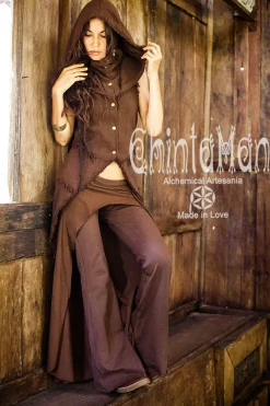 Сotton Boho Vest / Brown