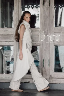 Сotton Boho Vest / Off White