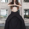 Pants with Skirt / Black