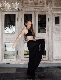 Pants with Skirt / Black