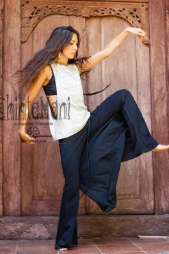 Pants with Skirt / Black