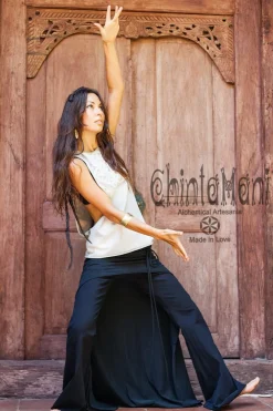 Pants with Skirt / Black