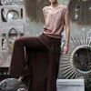 Pants with Skirt / Brown
