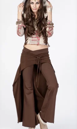 Pants with Skirt / Brown