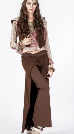 Pants with Skirt / Brown