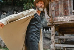 Raw Cotton Cloak / Sage Green