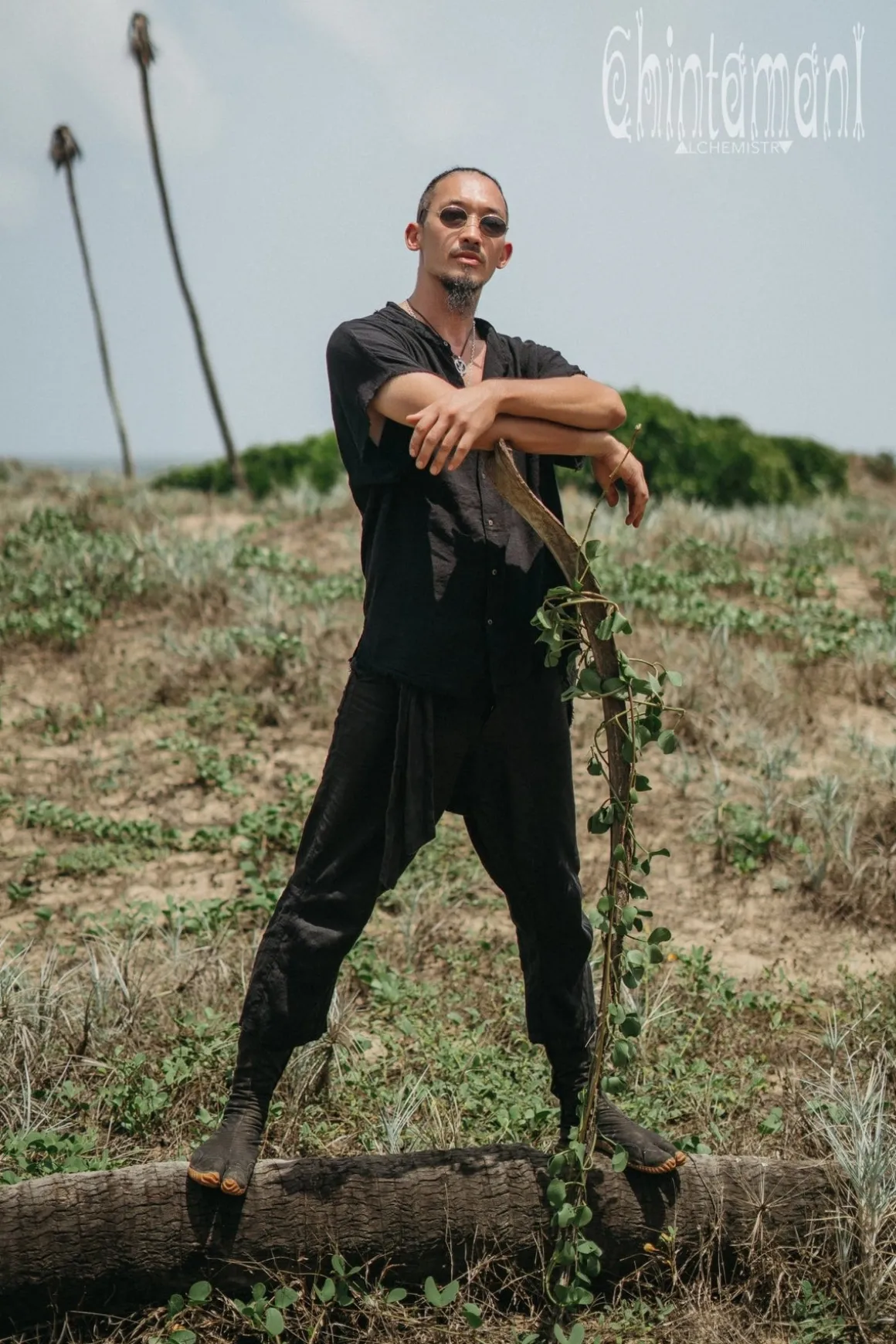 Raw Cotton Shirt / Black