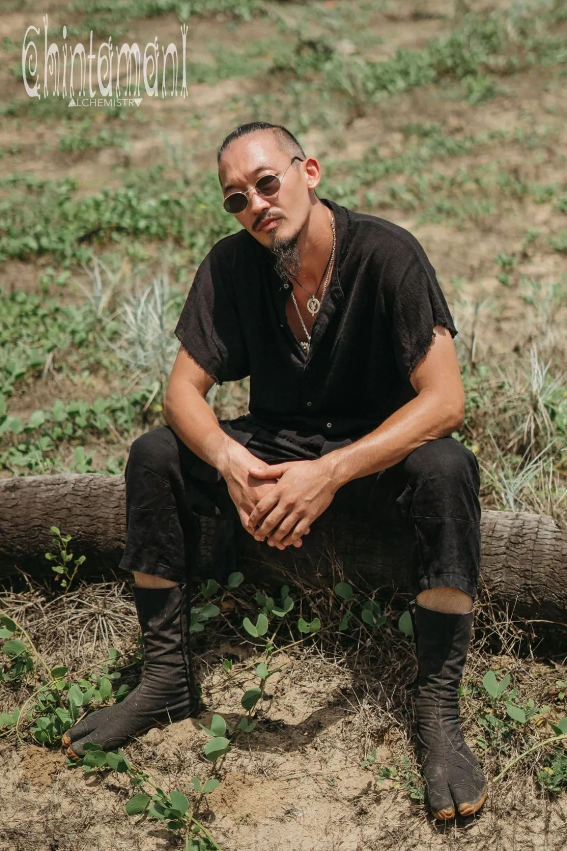 Raw Cotton Shirt / Black