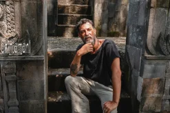 Raw Cotton T-shirt / Black