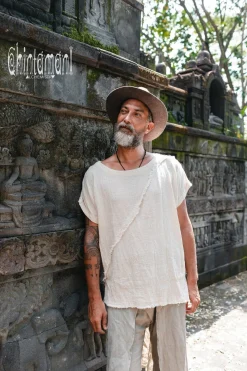 Raw Cotton T-shirt / Off White