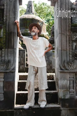 Raw Cotton T-shirt / Off White