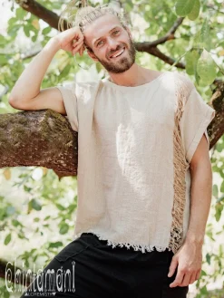 Ripped T-shirt / Beige