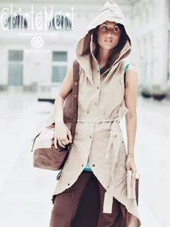 Shamanic Canvas Coat / Beige