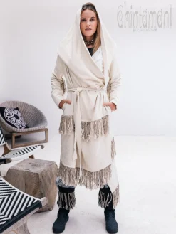 Shamanic Canvas Coat / Cream