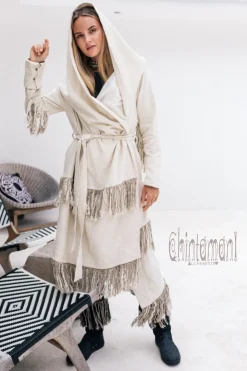 Shamanic Canvas Coat / Cream