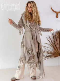 Shamanic Canvas Coat / Gray