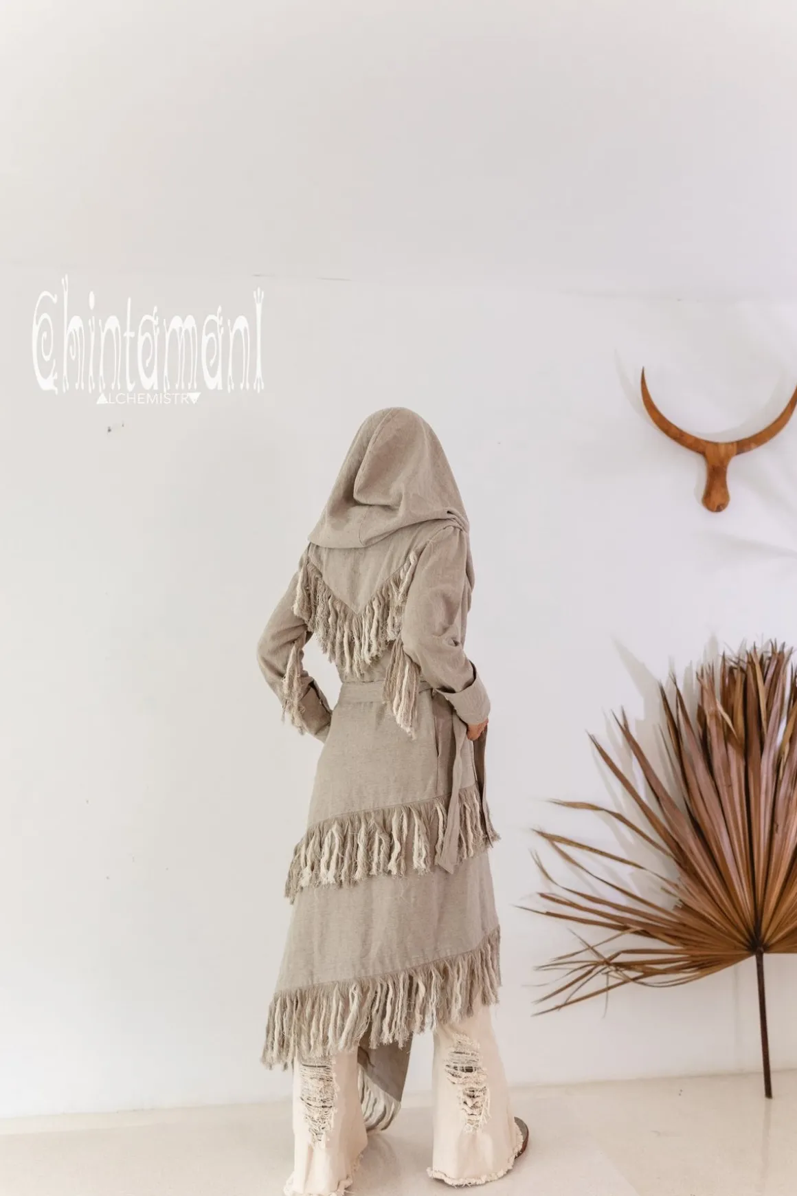 Shamanic Canvas Coat / Gray