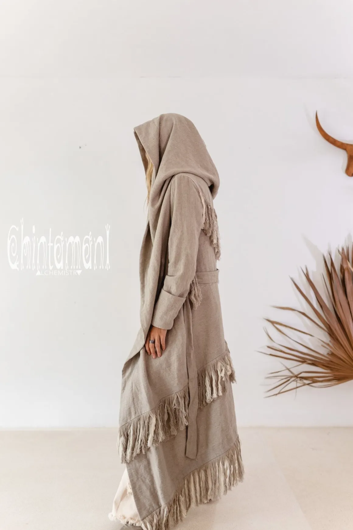 Shamanic Canvas Coat / Gray