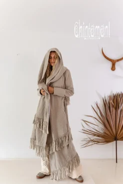 Shamanic Canvas Coat / Gray