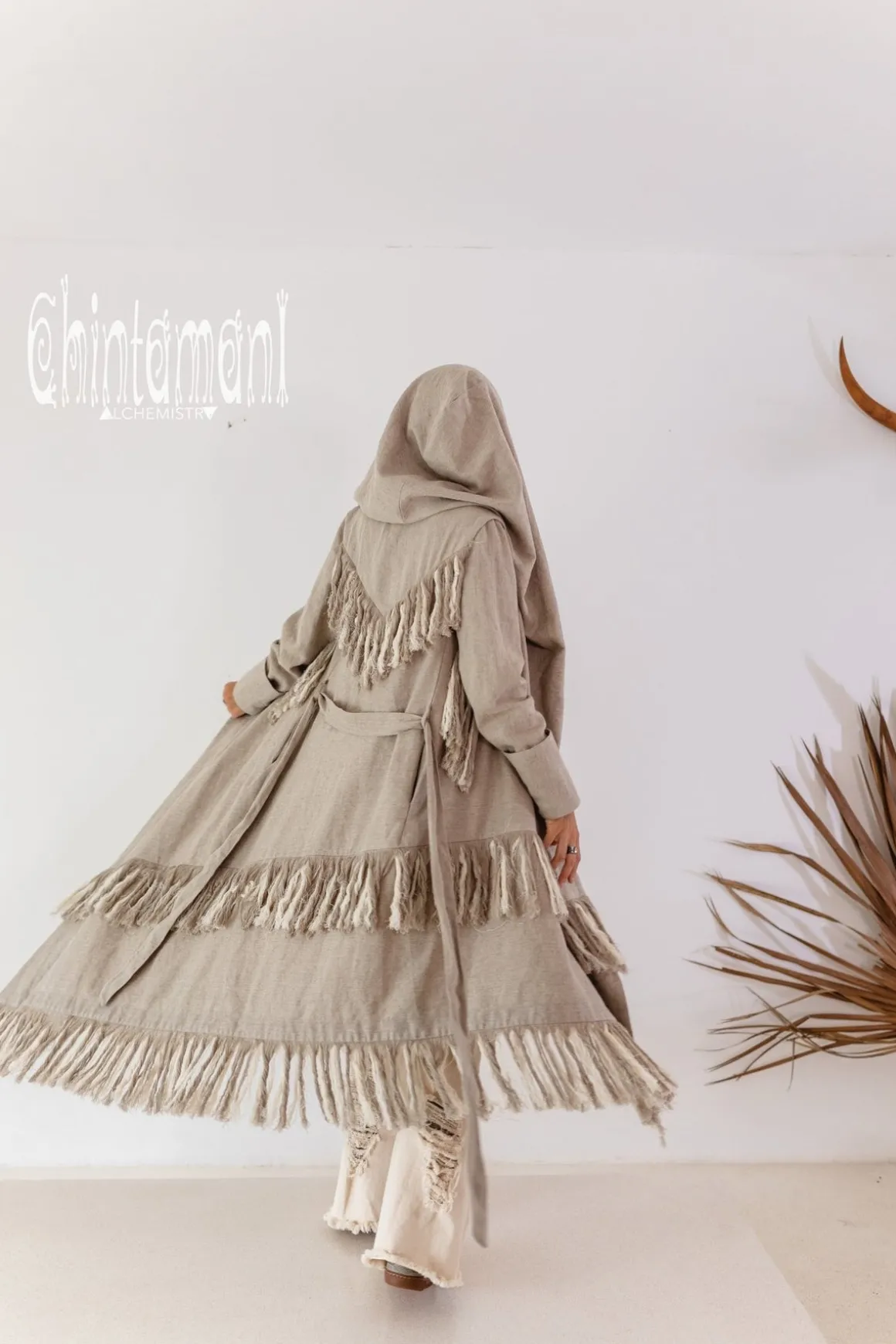 Shamanic Canvas Coat / Gray