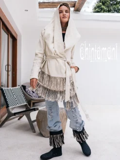 Shamanic Canvas Jacket / Cream