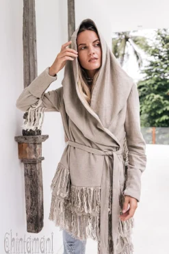 Shamanic Canvas Jacket / Gray