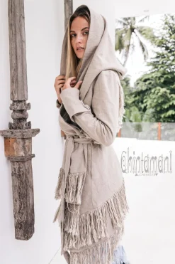 Shamanic Canvas Jacket / Gray