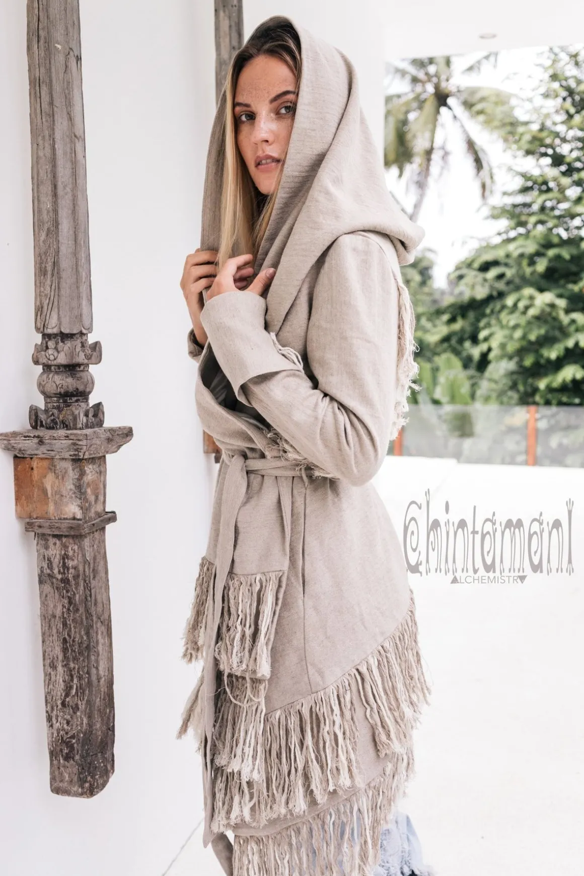 Shamanic Canvas Jacket / Gray