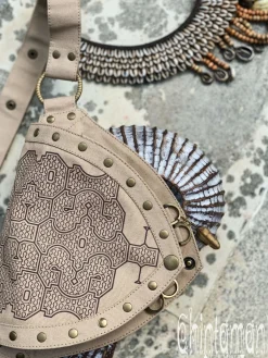 Shipibo Waist Bag / Beige