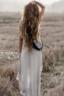 Shipibo Waist Bag / Black & Grey