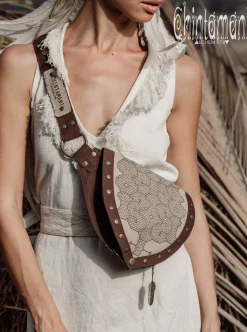 Shipibo Waist Bag / Brown