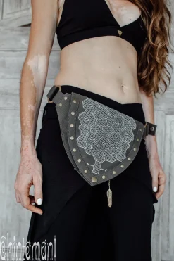 Shipibo Waist Bag / Dark Grey