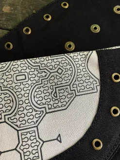 Shipibo Waist Belt Bag / Black