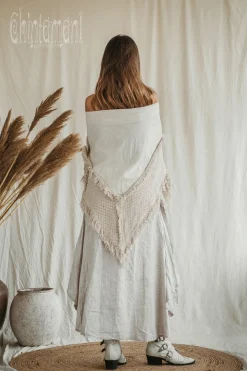 Triangle Cotton Scarf / Off White