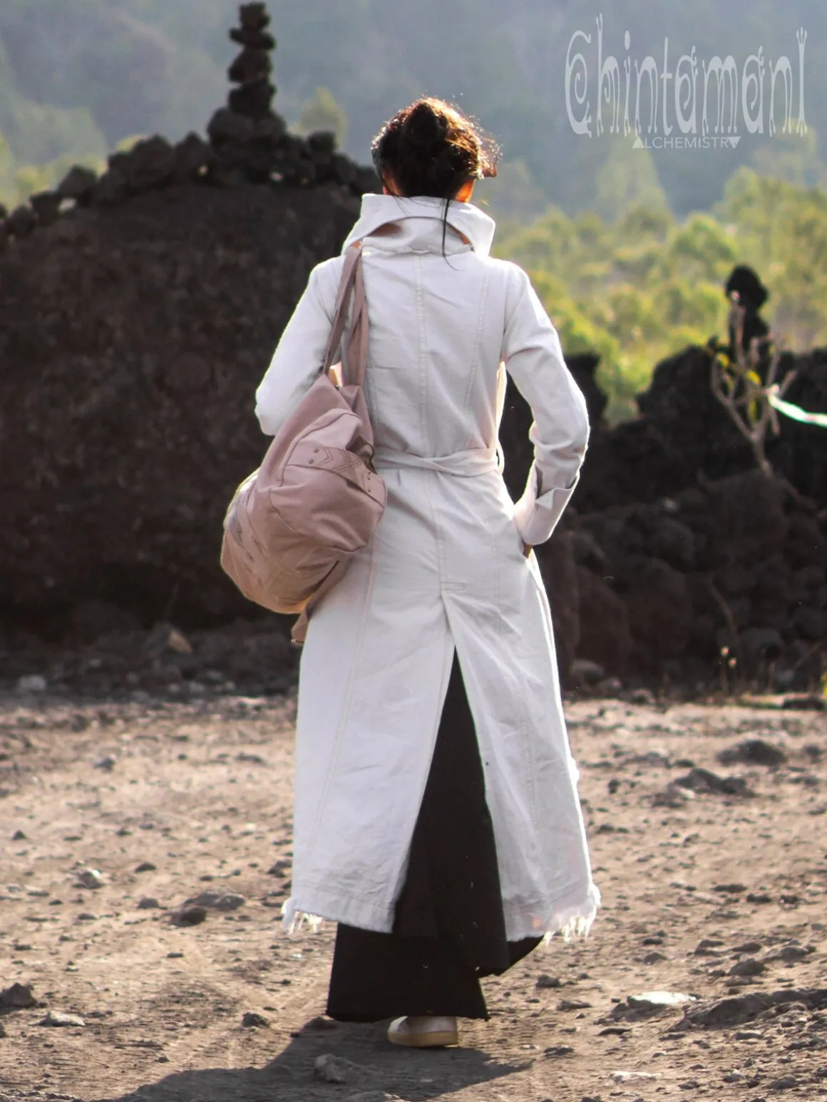 Tribal Duffle Bag / Beige