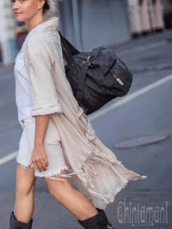 Tribal Duffle Bag / Dark Grey