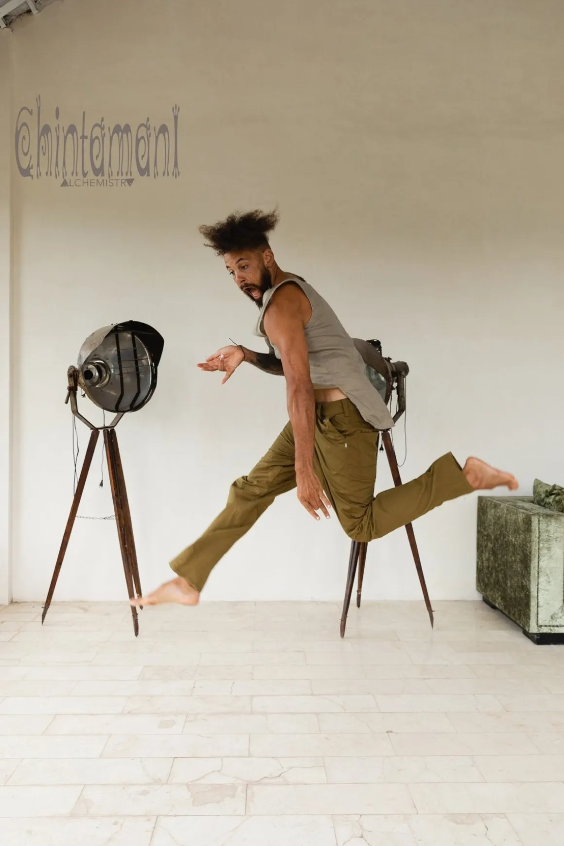 Twill Long Pants / Army Green