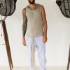 Twill Long Pants / Light Blue