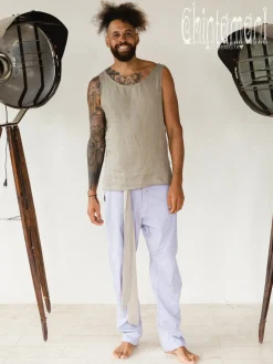Twill Long Pants / Light Blue