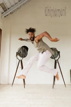 Twill Long Pants / Light Gray