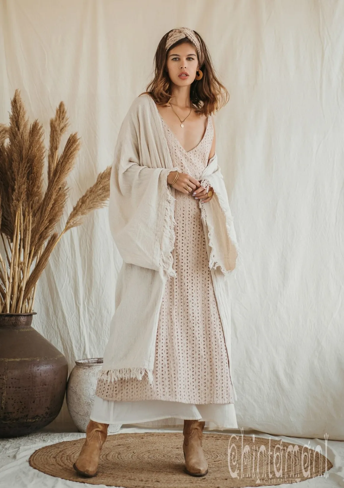 Wide Sleeve Kimono / Off White